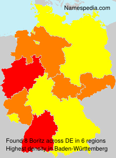 Surname Boritz in Germany Surname Boritz in Germany