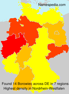 Surname Borowiec in Germany Surname Borowiec in Germany
