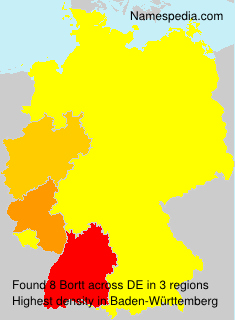 Surname Bortt in Germany Surname Bortt in Germany