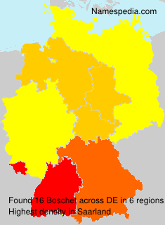 Surname Boschet in Germany Surname Boschet in Germany