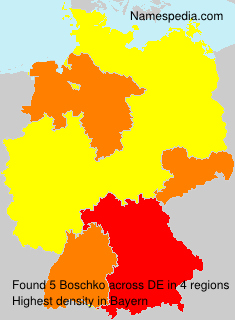 Surname Boschko in Germany Surname Boschko in Germany