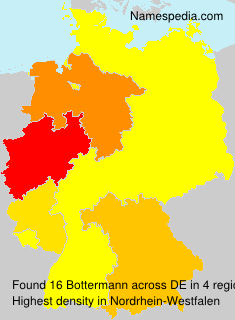 Surname Bottermann in Germany Surname Bottermann in Germany