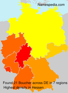 Surname Boucher in Germany Surname Boucher in Germany