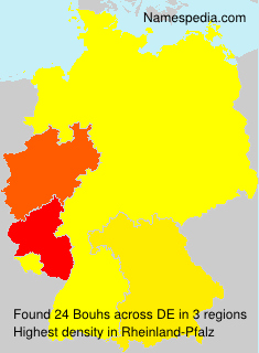 Surname Bouhs in Germany Surname Bouhs in Germany