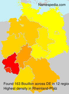 Surname Bouillon in Germany Surname Bouillon in Germany