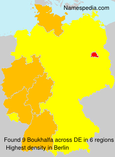 Surname Boukhalfa in Germany Surname Boukhalfa in Germany