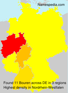 Surname Bouren in Germany Surname Bouren in Germany