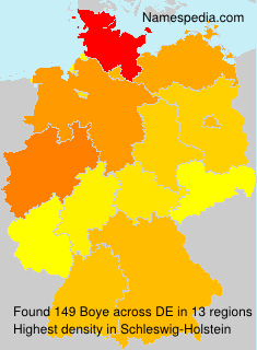 Surname Boye in Germany Surname Boye in Germany