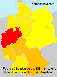 Surname Bozdag in Germany Surname Bozdag in Germany