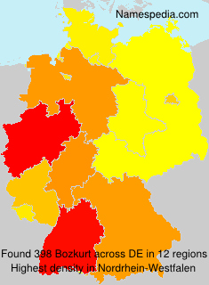 Surname Bozkurt in Germany Surname Bozkurt in Germany