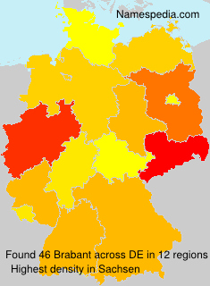 Surname Brabant in Germany
