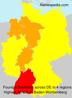Surname Bramante in Germany Surname Bramante in Germany