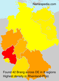 Surname Brang in Germany Surname Brang in Germany