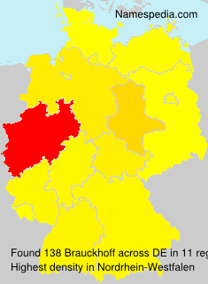 Surname Brauckhoff in Germany Surname Brauckhoff in Germany