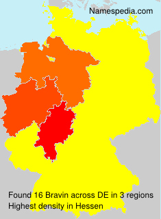 Surname Bravin in Germany Surname Bravin in Germany