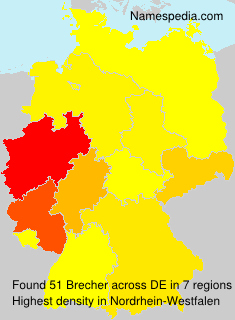 Surname Brecher in Germany Surname Brecher in Germany