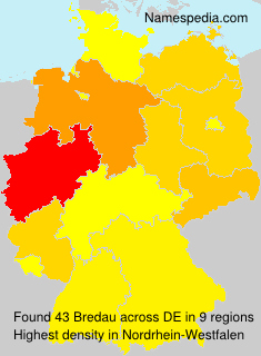 Surname Bredau in Germany Surname Bredau in Germany