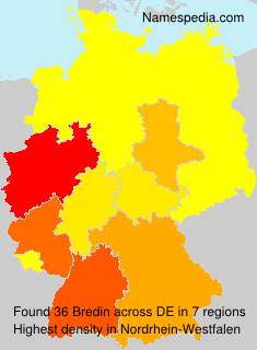 Surname Bredin in Germany Surname Bredin in Germany