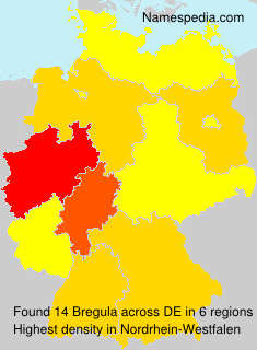 Surname Bregula in Germany Surname Bregula in Germany