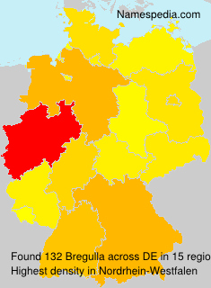 Surname Bregulla in Germany Surname Bregulla in Germany