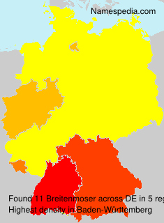 Surname Breitenmoser in Germany Surname Breitenmoser in Germany