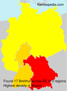 Surname Breithut in Germany Surname Breithut in Germany
