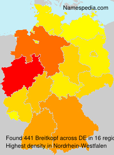 Surname Breitkopf in Germany Surname Breitkopf in Germany