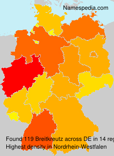 Surname Breitkreutz in Germany Surname Breitkreutz in Germany