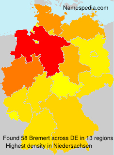Surname Bremert in Germany Surname Bremert in Germany