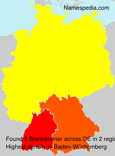 Surname Brennsteiner in Germany Surname Brennsteiner in Germany
