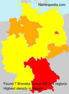 Surname Brenske in Germany