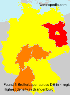 Surname Bretterbauer in Germany Surname Bretterbauer in Germany