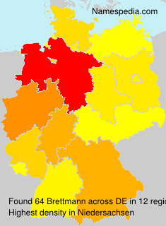 Surname Brettmann in Germany Surname Brettmann in Germany