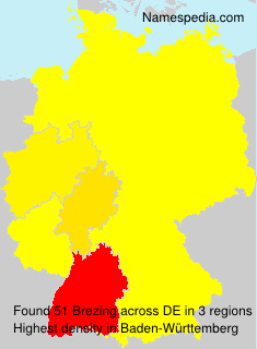 Surname Brezing in Germany Surname Brezing in Germany