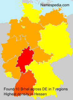 Surname Brhel in Germany Surname Brhel in Germany