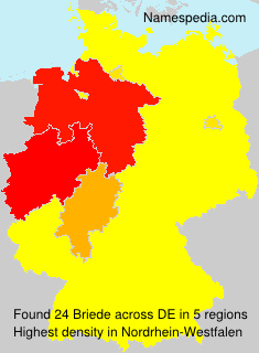 Surname Briede in Germany Surname Briede in Germany
