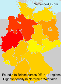 Surname Briese in Germany Surname Briese in Germany