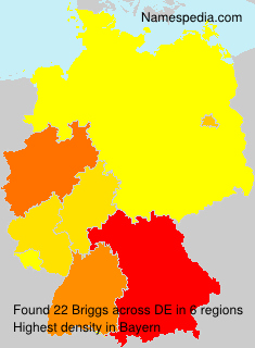 Surname Briggs in Germany Surname Briggs in Germany