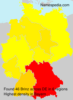 Surname Brinz in Germany Surname Brinz in Germany