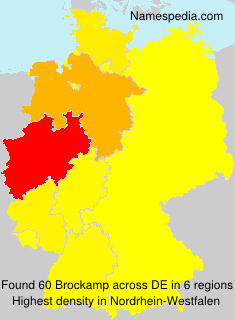 Surname Brockamp in Germany Surname Brockamp in Germany
