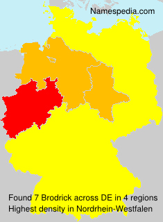 Surname Brodrick in Germany Surname Brodrick in Germany