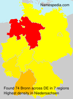 Surname Bronn in Germany Surname Bronn in Germany