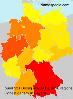 Surname Brosig in Germany Surname Brosig in Germany