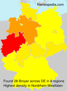 Surname Broyer in Germany Surname Broyer in Germany