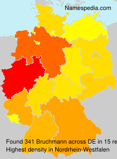 Surname Bruchmann in Germany Surname Bruchmann in Germany