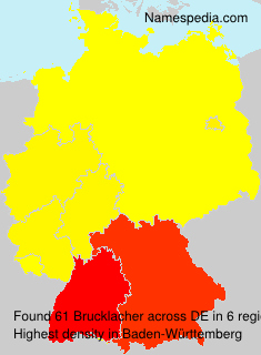 Surname Brucklacher in Germany Surname Brucklacher in Germany