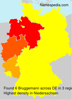Surname Bruggemann in Germany Surname Bruggemann in Germany