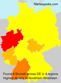 Surname Brunelli in Germany Surname Brunelli in Germany