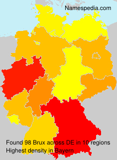 Surname Brux in Germany Surname Brux in Germany