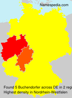 Surname Buchendorfer in Germany Surname Buchendorfer in Germany